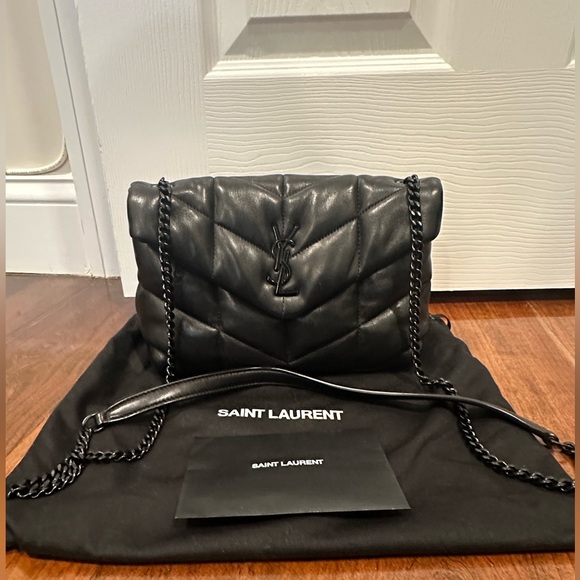 Saint Laurent Black on Black Toy Puffer; EUC; FLASH SALE 11/23/25-$1250!!! - Picture 3 of 15